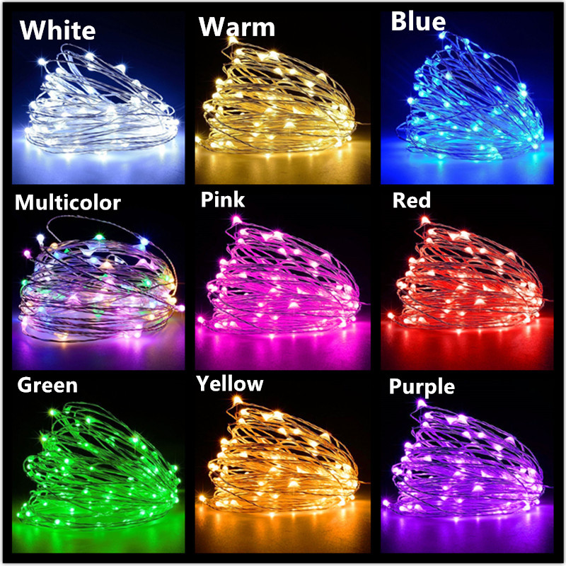Tinsel Garland Decoration - 10M 5M 3M 2M Miedziana Druciana