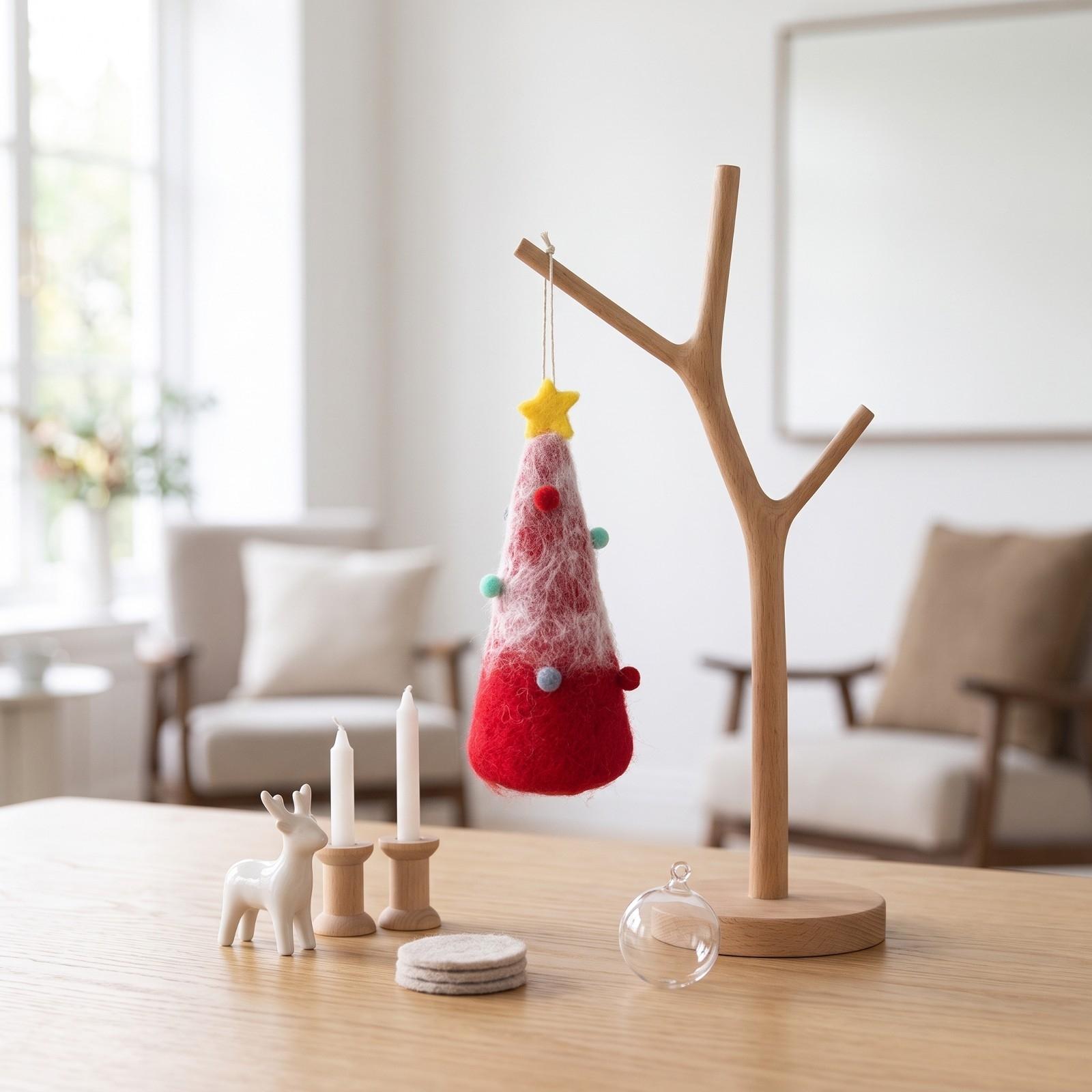 Star Tree Topper - Lekka choinka z filcu z gwiazdą