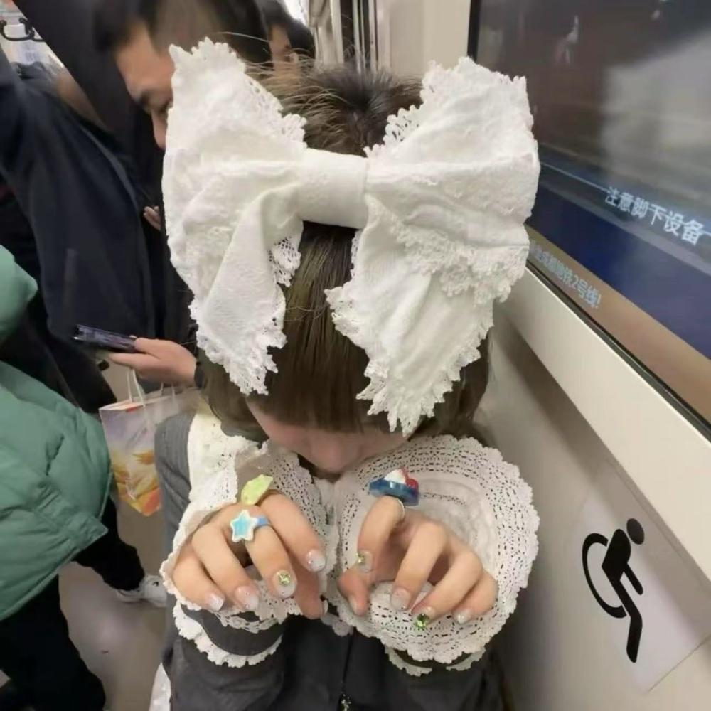 Opaska do włosów Y2K Lolita z  – Ribbon Bow Gift recenzja i cena