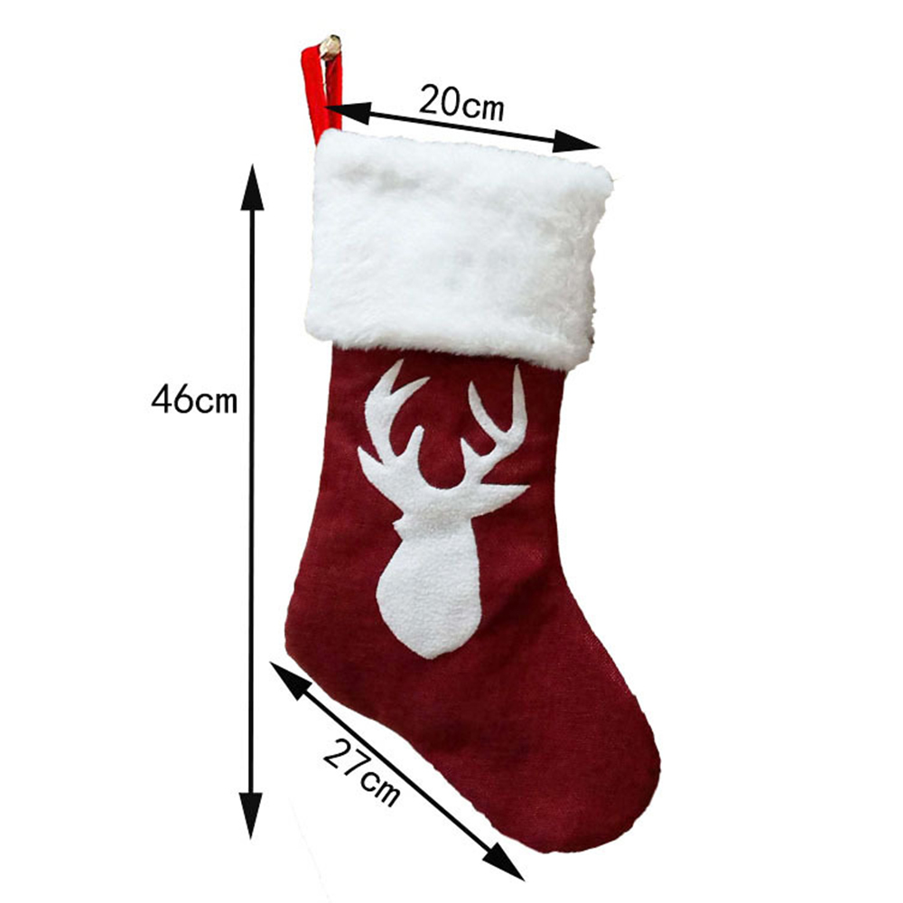 46Cm pluszowe duże skarpetki ś – Christmas Stocking Hanging recenzja i cena