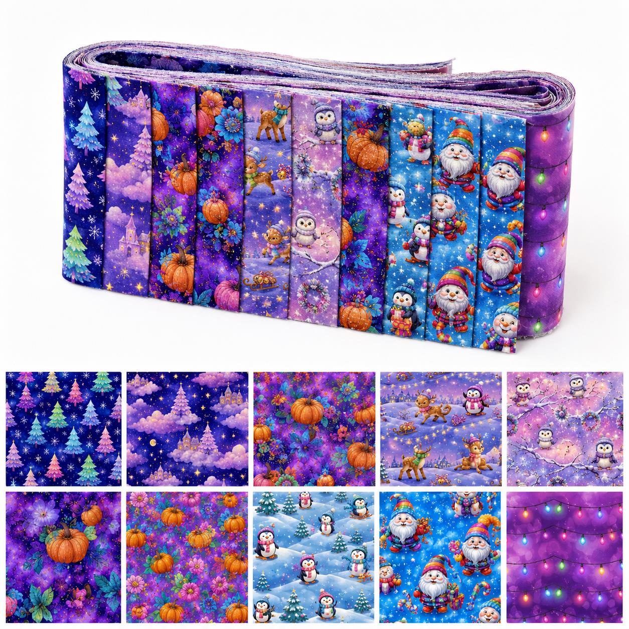 10 szt. Pasków tkaniny z motyw – Christmas Table Runner recenzja i cena