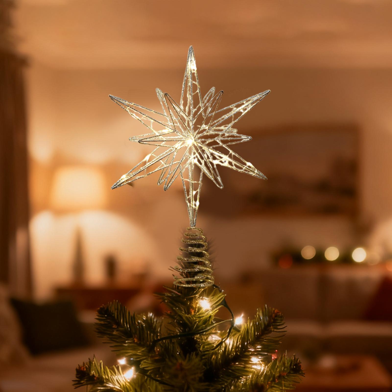 Gwiazda na szczyt choinki, świ – Star Tree Topper recenzja i cena