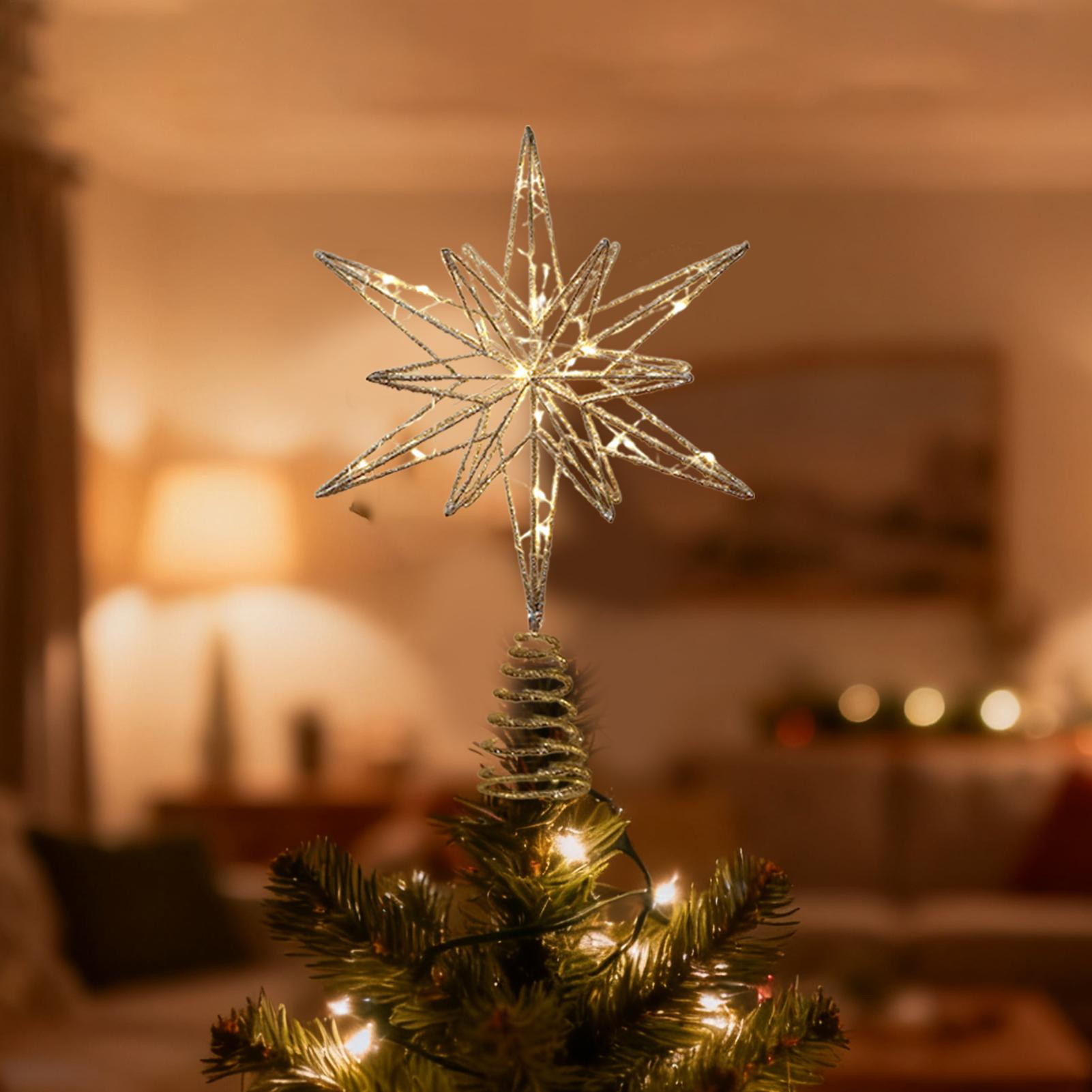Gwiazda na szczyt choinki, świ – Star Tree Topper recenzja i cena