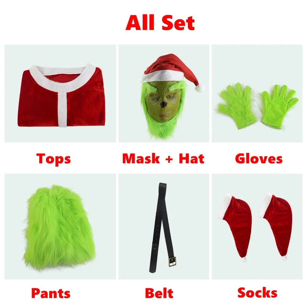 Stroje Cosplay 2026 Zielony Zł – Santa Hat Plush recenzja i cena