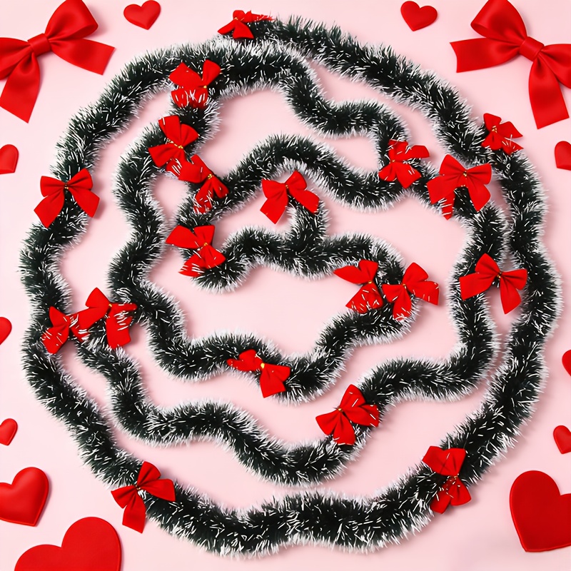 Sztuczna girlanda świąteczna,  – Tinsel Garland Decoration recenzja i cena