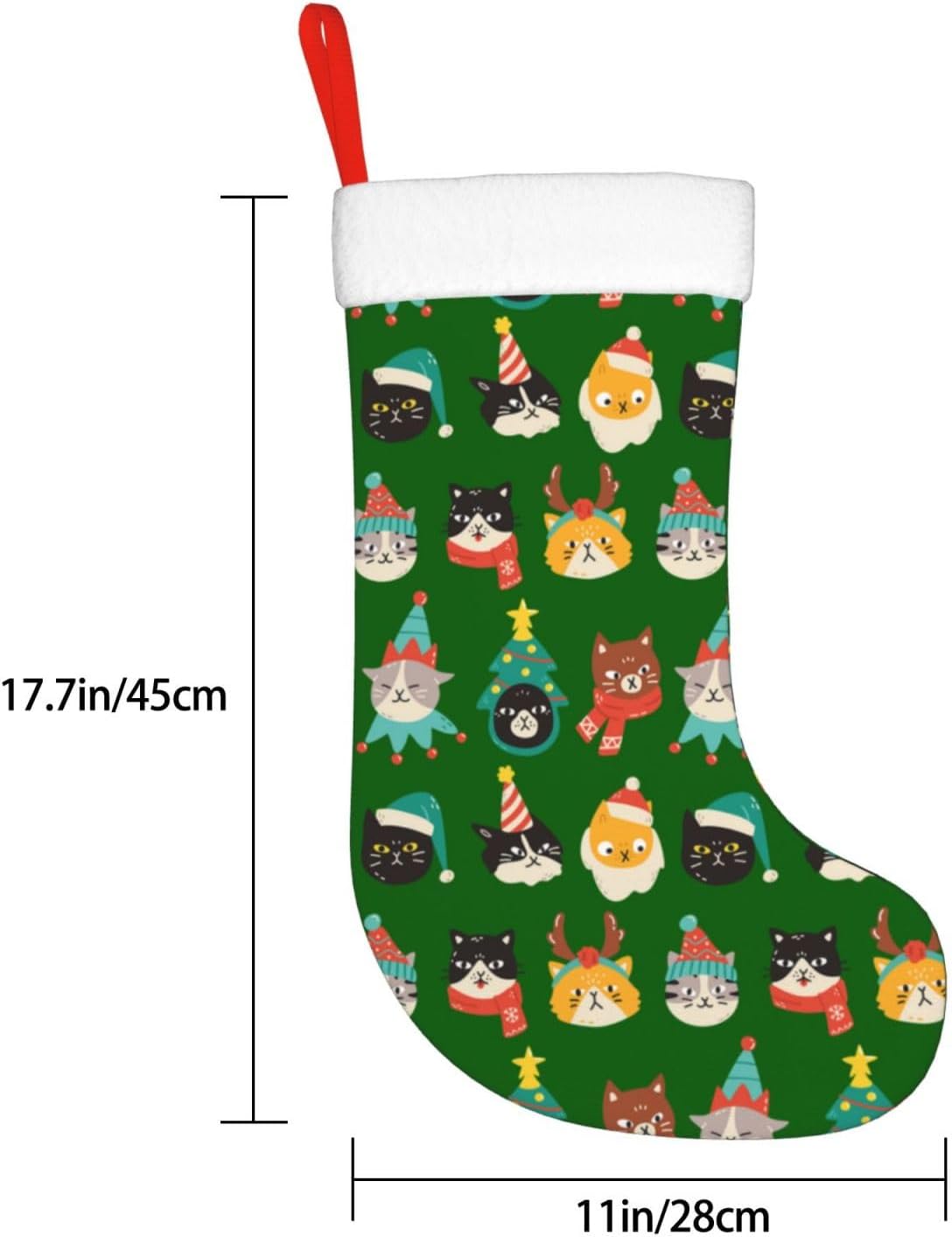 Urocze Koty Zielone Świąteczne – Christmas Stocking Hanging recenzja i cena