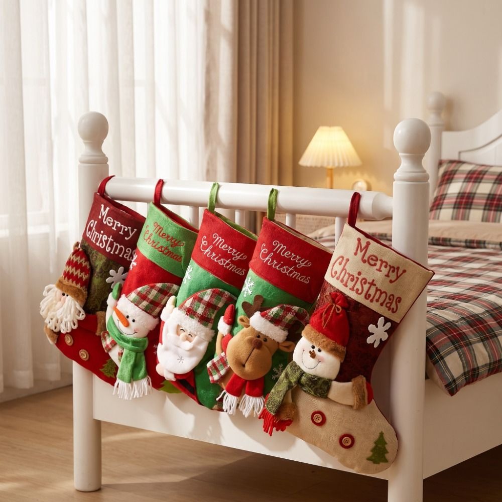 Duże pojemne skarpety świątecz – Christmas Stocking Hanging recenzja i cena